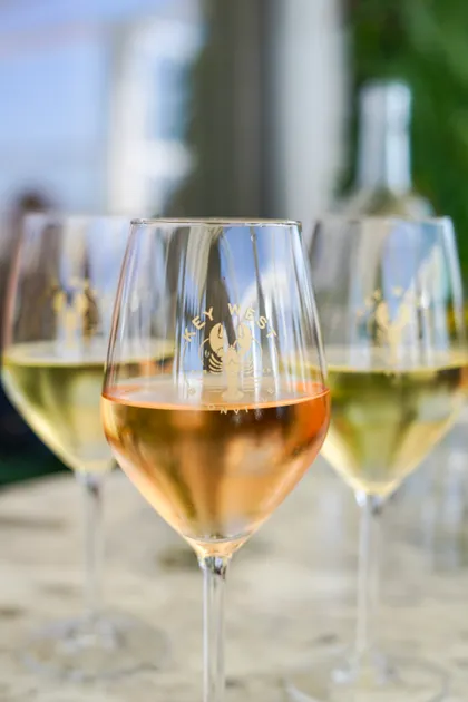 Des verres de vin
